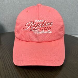 2008 Valhalla Golf Course Baseball Hat‎ Imperial Cap One Size Peach Polyester
